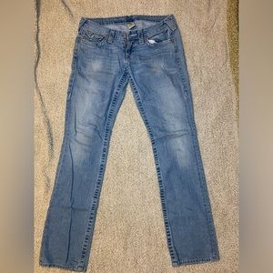 True religion vintage low rise jeans